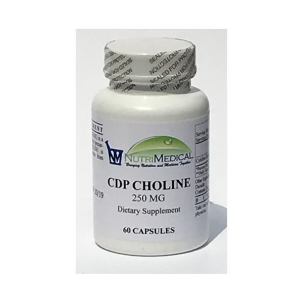 CDP Cytidine Choline (60 Capsules) NutriMedical